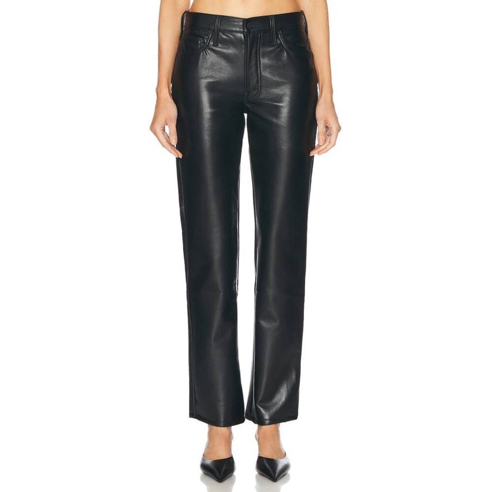 Mother The Smarty Pant Skimp Jean in Black 24